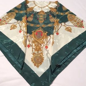 Vintage Silky Summer Scarf